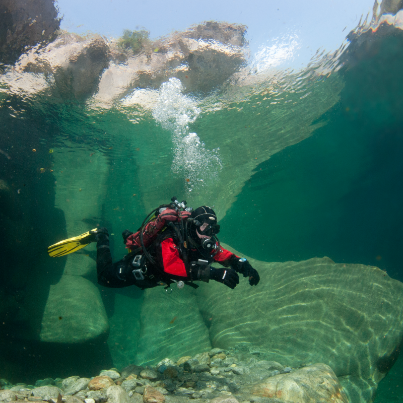 Taucher Verzasca