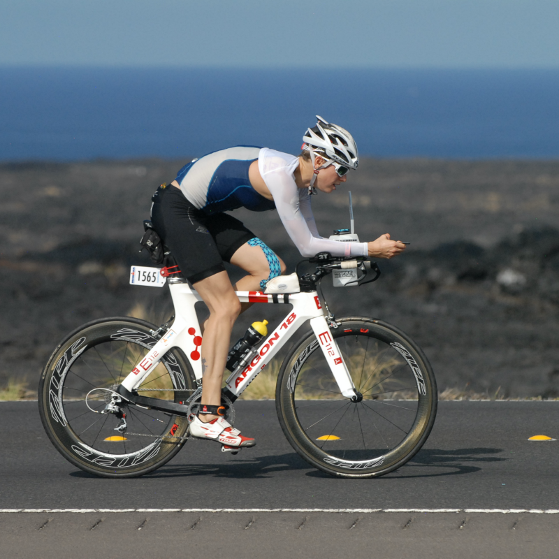 Ironman Hawaii Beim Ironman Hawaii auf dem Rad
